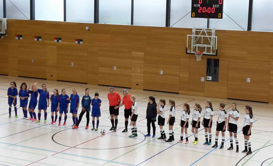 Sonntag 25.11.2018 in Nürnberg Uhlandhalle Futsal-Liga U15 Mädels – Falkenheim 4:2