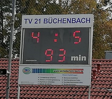 Sonntag 03.11.2019 TV 21 Büchenbach- Damen 4:5 (3:3)