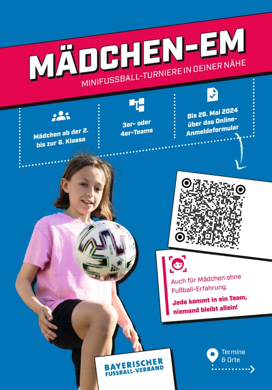 Mädchen EM – Fußball in Deiner Nähe am Mi 12.06.24 ab 15:00Uhr in Fiegenstall