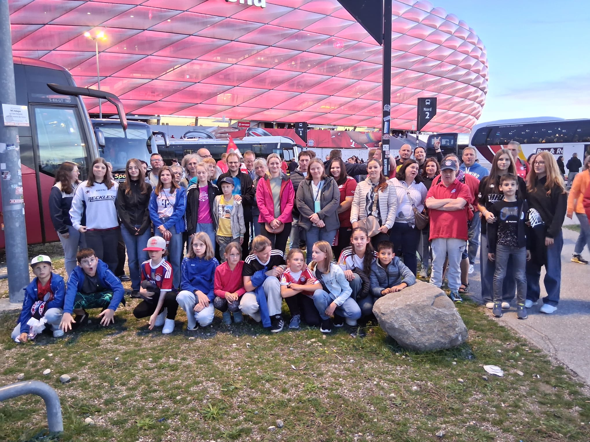 DJK Fiegenstall in der Allianz Arena